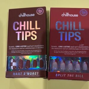 Chill House Chill Tips Press-On Nails - Want S'more? & Split the Bill
